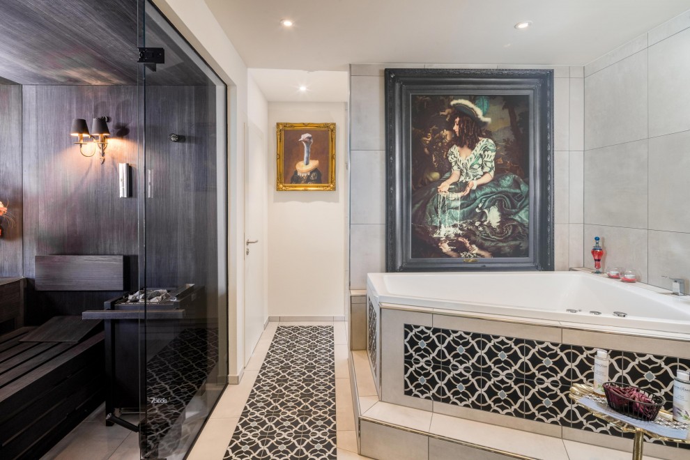 Hotel Murtenhof & Krone – Private SPA Suite - baignoire à bulles - chauffe et est réglable
