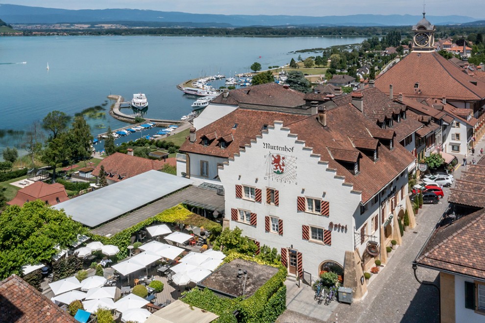 Hotel Murtenhof & Krone – au-dessus du lac de Morat dans des bâtiments historiques