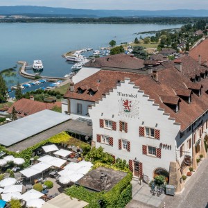 Hotel Murtenhof & Krone - Impressions - Vue sur le débarcadère et le lac 